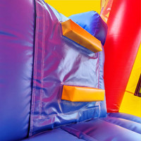 TAURANGA Bouncy Castle for Hire - Birthday Bounce Combo - Ladder View
