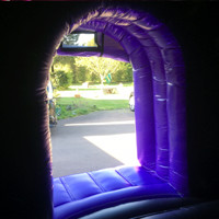TAURANGA Bouncy Castle for Hire - Disco Dome - Entrance Inside View