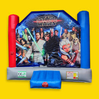 TAURANGA Bouncy Castle for Hire - Star Wars - Front View