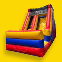TAURANGA Bouncy Castle for Hire - Water Slide / Dry Slide - Angle View