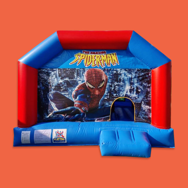 TAURANGA Bouncy Castle for Hire - Spider-man Combo
