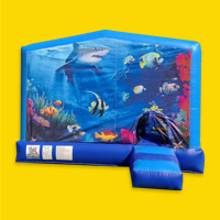 TAURANGA Bouncy Castle for Hire - Under Sea Combo - Front View