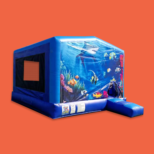 TAURANGA Bouncy Castle for Hire - Under Sea Combo