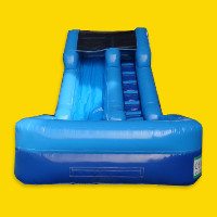 TAURANGA Bouncy Castle for Hire - Water Slide / Dry Slide - Front View